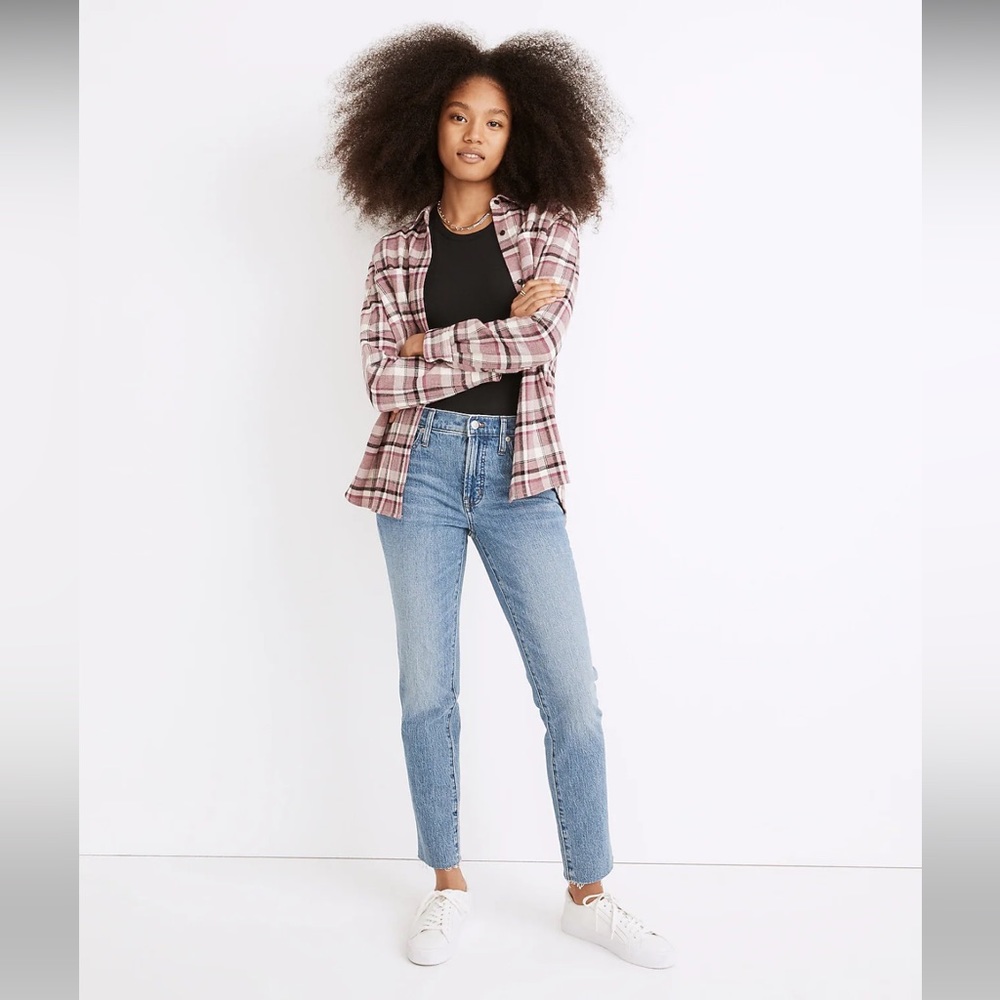 Madewell The Mid-Rise Perfect Vintage Jean in Enmore Wash size 28